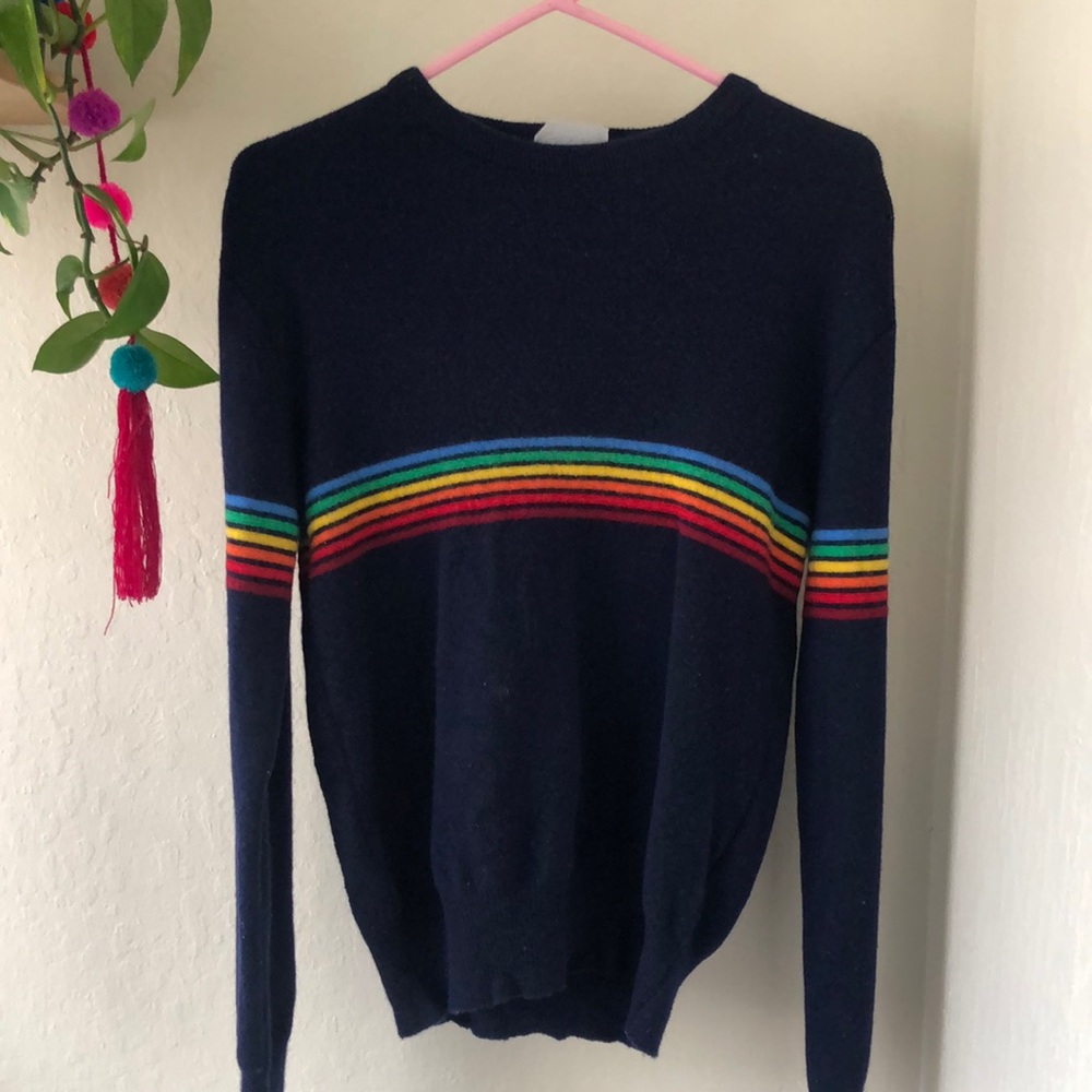Vintage rainbow sweater